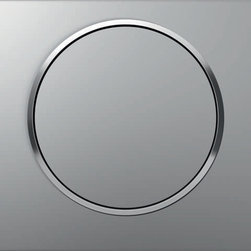 Geberit Matte Chrome with Polished Chrome Ring Sigma10 Flush Plate - Bathroom Fixtures