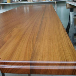 Red Brazillian Cherry Counter Tops for Gilbane Development - Kitchen Countertops