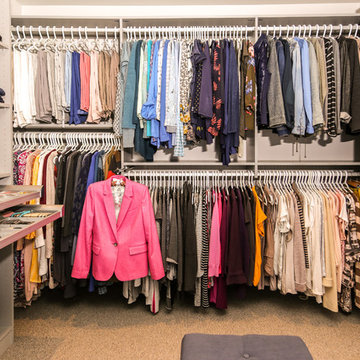 Custom Walk-in Closet and Purse Storage
