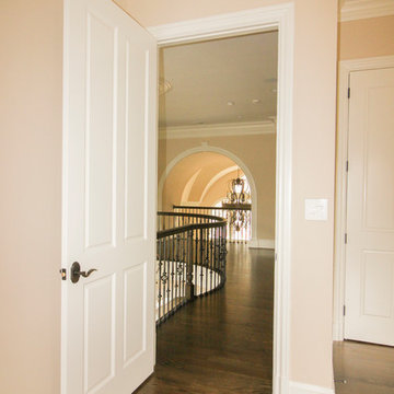 Project #45 | Curved Oak & Wrought Iron Staircase