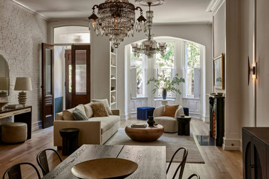 Transitional living room photo