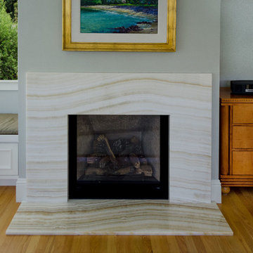 Onyx fireplace