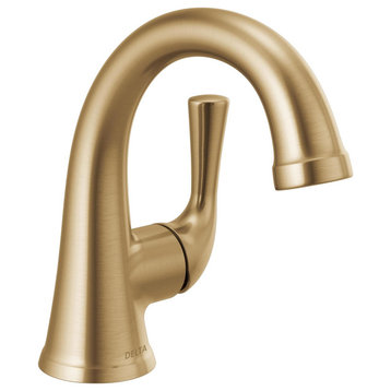 Delta 533LF-MPU Kayra 1.2 GPM 1 Hole Bathroom Faucet - Champagne Bronze