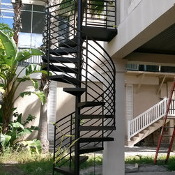 5 Foot Diameter Horizontal Spiral Stairs - Products