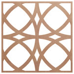 Ekena Millwork - Large Fleetwood Decorative Fretwork Wood Wall Panels, MDF - Available in paint-grade, oak, cherry, alder, walnut, hickory, and birch allowing for great strength and durable usage. The natural wood tones evoke luxury and sophistication in any space. You can leave your design mark with unique and inspiring effects on your walls, cabinetry, ceilings and more. Our easy-to-install wood panels can turn a room into a work of art in no time at all. Our distinctive wood fretwork panels add instant value to your home and stand apart from everything else on the market.
