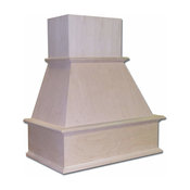 Traditional Chimney Hood, Maple, 48"