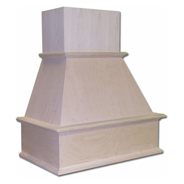 Castlewood Traditional Chimney Hood - Maple, 48