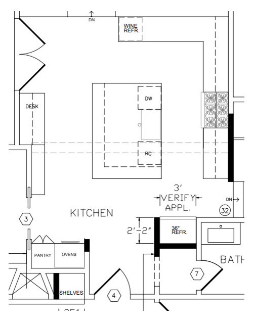 Where to put wall ovens?
