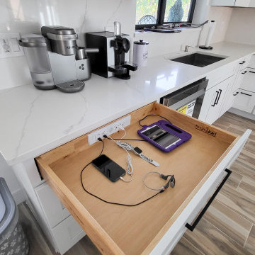 Kitchen In-Drawer Charging Outlets