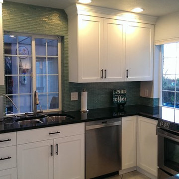 Shaker style painted kitchen