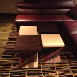 Walnut "Cap Trays" - Home Decor