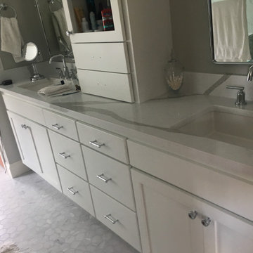 WHITE QUARTZ VANITY TOPS