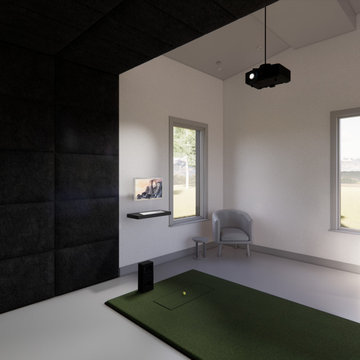 Four Season Hideaway - Golf Shed Plan Interior