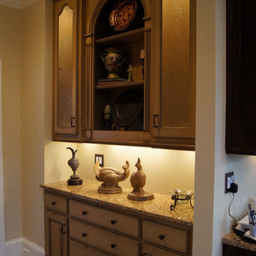Madison Hall subdivision- Marietta: White to Faux stain finish