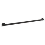 Kohler - Kohler Kumin 42" Grab Bar, Matte Black - The Kumin collection brings eye-catching contemporary style to the bathroom with its blend of spare, clean lines and subtly angled surfaces. This Kumin grab bar offers steady support where you need it in the bathroom.