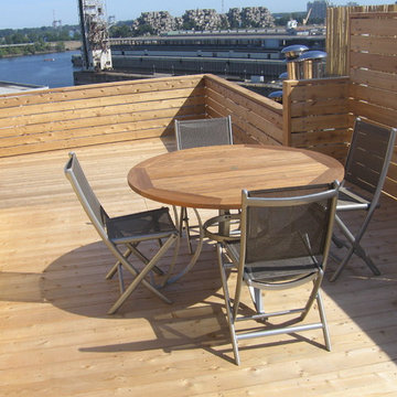 Old Montreal roof deck / patio toiture vieux Montréal