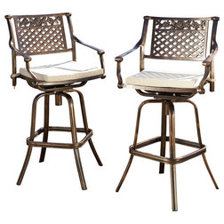 Traditional Outdoor Bar Stools And Counter Stools by GDFStudio