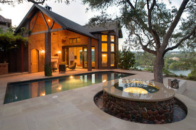 Example of an exterior home design in Austin