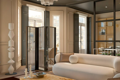 Projet concept – Appartement haussmannien contemporain (3D)