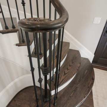 86_ Gorgeous Floating Curved Staircase, McLean VA 22066