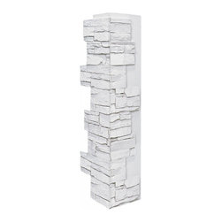 140-36-DEEP STACKED CORNER 36"H X 9"W X 1 1/2"D - Wall Panels