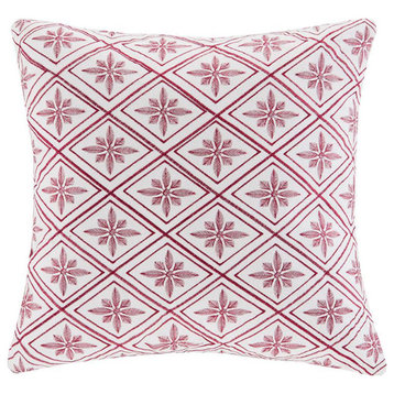 100% Polyester Microsuede Square Pillow With Embroidery