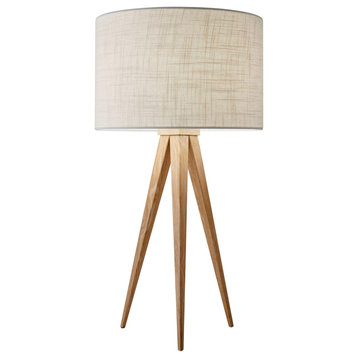 Director 1 Light Table Lamp, Natural