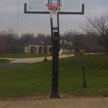 Jill P's Pro Dunk Platinum Basketball System on a 31x31 in Carrollton, MO