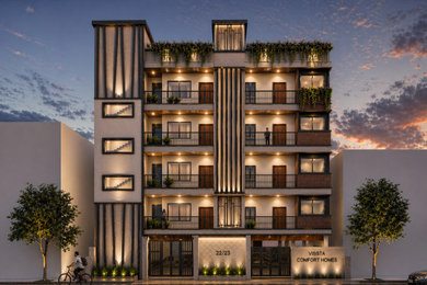 Visista Comfort Homes – Residential Apartment Elevation