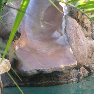 Slide and Precast Rock Repair and Repaint