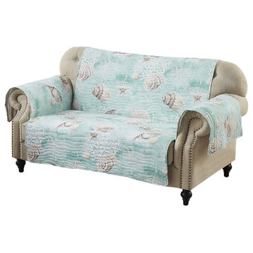 Greenland Ocean Furniture Protector, Loveseat, Turquoise