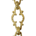 RCH Hardware - RCH Hardware Brass Vintage Chandelier Chain, 3', Acid Dipped, U55 - Chain price for 3' and this product will be supplied as a continuous length if possible.