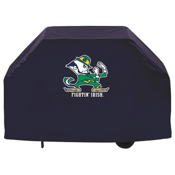 60" Notre Dame, Leprechaun, Grill Cover by Covers by HBS, 60"