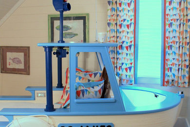 Inspiration for a coastal kids' room remodel in Charleston
