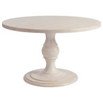Barclay Butera - Corona Del Mar Center Table - The chic Corona del Mar center table comes in 36-inch diameter and 48-inch diameter sizes. In addition to its use as a center table, the smaller version works well as an eclectic nightstand in the bedroom. The larger version also works beautifully as a dining table The design is available in the Sandstone or Sailcloth finishes, and also as a combination with a Sandstone top and Sailcloth base.