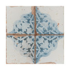 Artisan Ceramic Floor and Wall Tile, Azul Decor