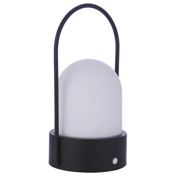 Rechargable Portable 1 Light Table Lamp, Midnight