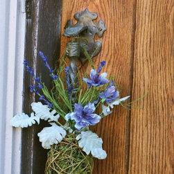 May Day Flower Basket - Artificial Flower Arrangements