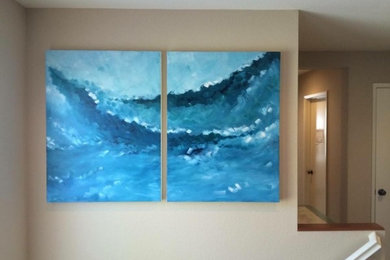 Example of a trendy hallway design in Other