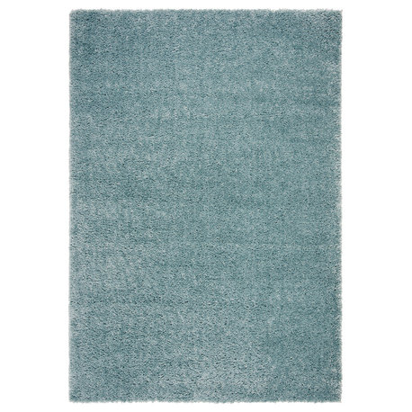 Safavieh August Shag 900 Collection AUG900 Rug, Aqua, 8'x10'