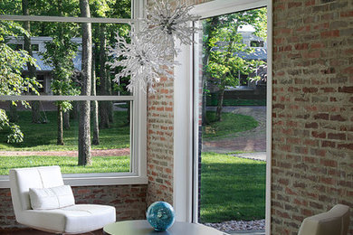 Inspiration for a modern living room remodel in Other