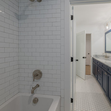 Photo shoot of a beautifully renovated historic, 3 level home in NC.