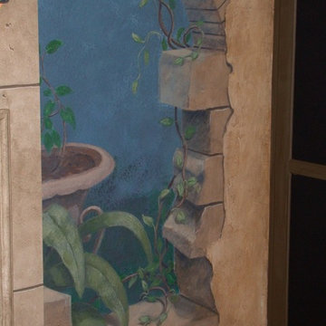 dining room mural