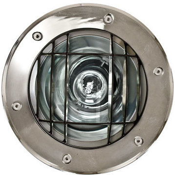 Dabmar Lighting Stainless Steel In-Ground Well Light With Grill