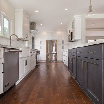 Complete remodeling of a 1920's hillside home in Glendale