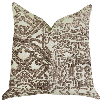 Dusky Cosmo Textured Luxury Throw Pillow, King, 20" x 36"