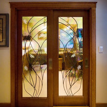 glass door