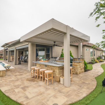 Motorized Louvered Pergola