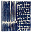"Indigo Batik III" by Wild Apple Portfolio, 26"x26"x.75"