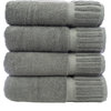 Piano Luxury Hotel and Spa Bath Towel, Set of 4, Gray